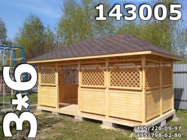 Беседка из дерева Классика