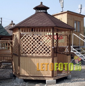 беседка внутри