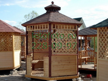 Беседка шестигранник 2,6 метра.