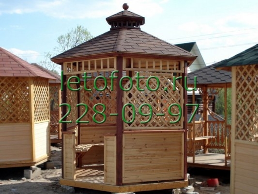Беседка шестигранник 2,6 метра.