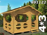 Открытая беседка из минибруса 4х3 Открытая беседка из минибруса 4х3